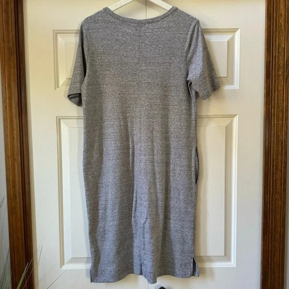 Duluth Trading Co Longtail 100% cotton T shirt knit Dress pockets Women’s Small - Picture 3 of 13